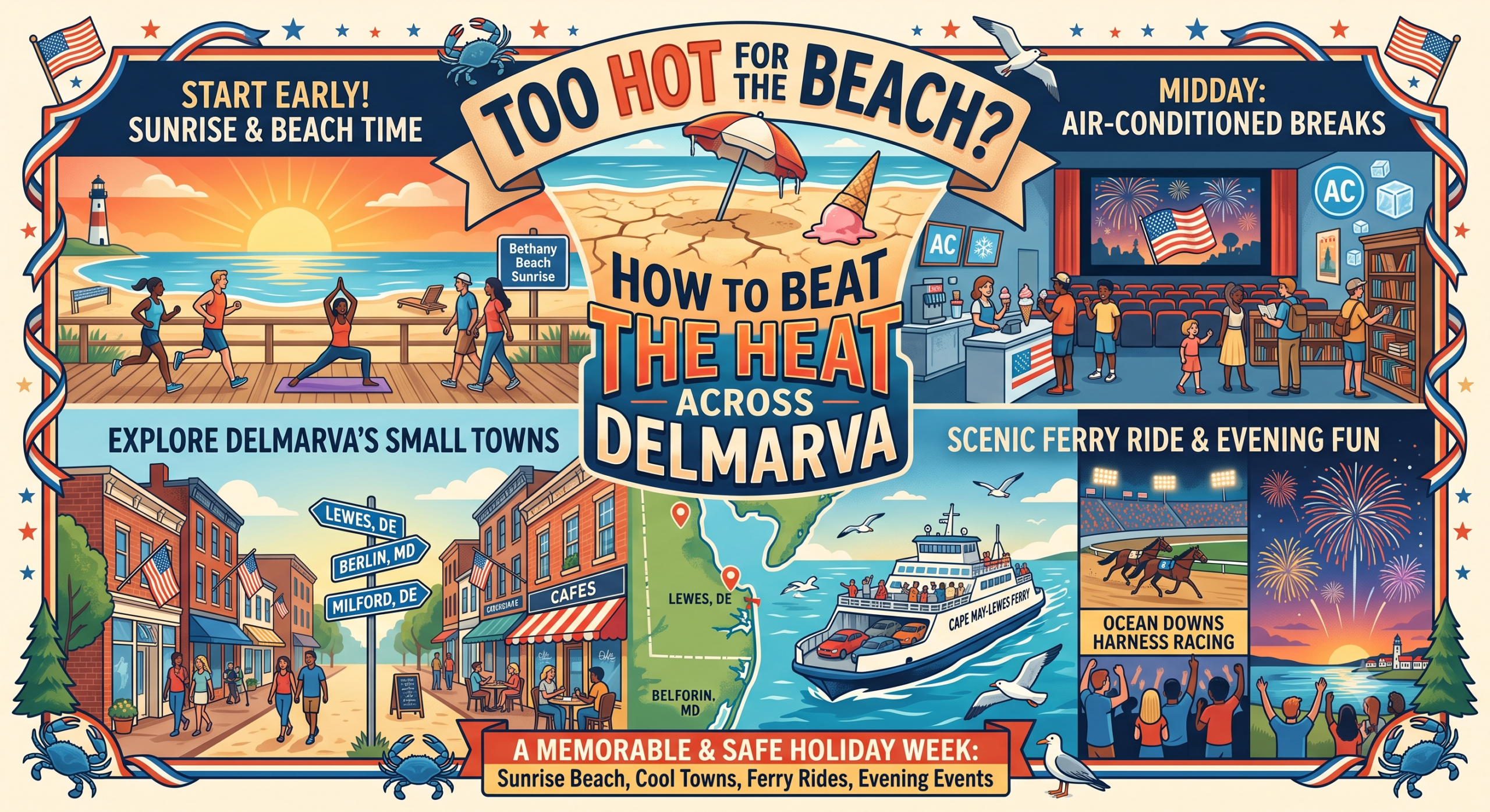 Too Hot for the Beach? How to Beat the Heat Across Delmarva This Fourth of July Week